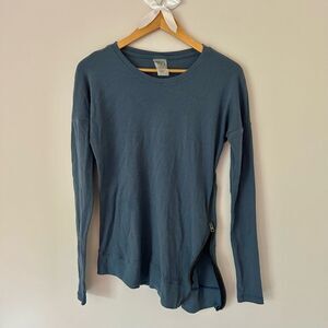 DYI Define Your Inspiration Asymmetrical Sweatshirt Pullover Slate Blue